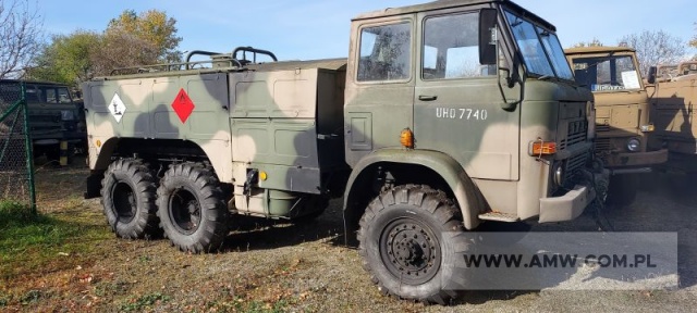 Cysterna paliwowa dystrybutor CD-5W na samochodzie STAR 266 